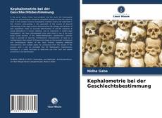 Capa do livro de Kephalometrie bei der Geschlechtsbestimmung 