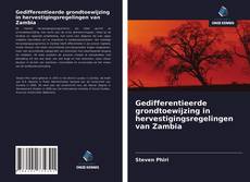Buchcover von Gedifferentieerde grondtoewijzing in hervestigingsregelingen van Zambia