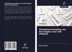 Обложка Simultaanvertaling van het Engels naar het Maltees