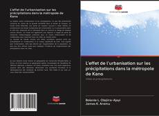 Bookcover of L'effet de l'urbanisation sur les précipitations dans la métropole de Kano