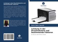 Couverture de Leistung in der Druckindustrie und bestimmende Faktoren