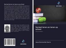 Buchcover von Sociaal leren en leren op school