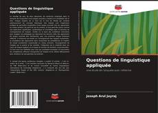 Questions de linguistique appliquée kitap kapağı