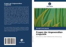 Capa do livro de Fragen der Angewandten Linguistik 