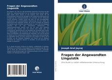 Bookcover of Fragen der Angewandten Linguistik