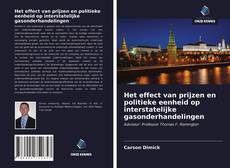Buchcover von Het effect van prijzen en politieke eenheid op interstatelijke gasonderhandelingen
