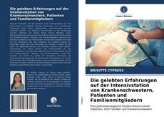 Die gelebten Erfahrungen auf der Intensivstation von Krankenschwestern, Patienten und Familienmitgliedern kitap kapağı