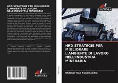 Portada del libro de HRD STRATEGIE PER MIGLIORARE L'AMBIENTE DI LAVORO NELL'INDUSTRIA MINERARIA