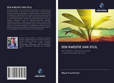 Buchcover von EEN KWESTIE VAN STIJL