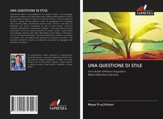 Capa do livro de UNA QUESTIONE DI STILE 
