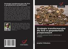 Copertina di Strategie transformacyjne dla firm w gospodarkach przejściowych