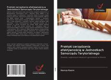 Portada del libro de Praktyki zarządzania efektywnością w Jednostkach Samorządu Terytorialnego