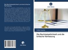 Bookcover of Die Rechtsstaatlichkeit und die britische Verfassung