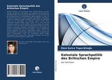 Portada del libro de Koloniale Sprachpolitik des Britischen Empire