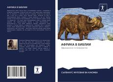 Couverture de АФРИКА В БИБЛИИ