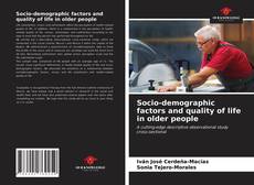 Socio-demographic factors and quality of life in older people的封面