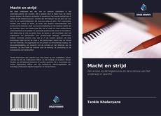 Bookcover of Macht en strijd