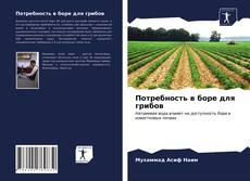 Portada del libro de Потребность в боре для грибов