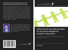 Buchcover von Influencia de las redes sociales en las oportunidades de empleo y educación