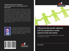 Capa do livro de Influenza dei social network sull'occupazione e sulle opportunità educative 