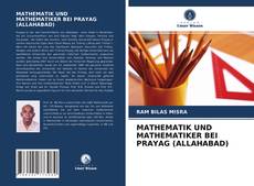 Buchcover von MATHEMATIK UND MATHEMATIKER BEI PRAYAG (ALLAHABAD)