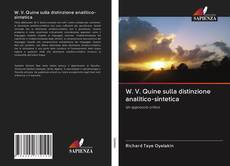 Bookcover of W. V. Quine sulla distinzione analitico-sintetica