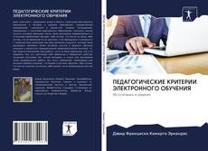 Capa do livro de ПЕДАГОГИЧЕСКИЕ КРИТЕРИИ ЭЛЕКТРОННОГО ОБУЧЕНИЯ 