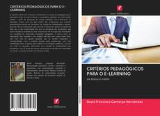 Bookcover of CRITÉRIOS PEDAGÓGICOS PARA O E-LEARNING