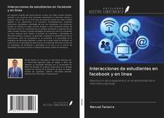 Buchcover von Interacciones de estudiantes en facebook y en línea