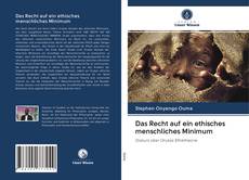 Capa do livro de Das Recht auf ein ethisches menschliches Minimum 