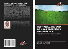 OSPITALITÀ AFRICANA DA UNA PROSPETTIVA MISSIOLOGICA kitap kapağı