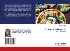 Buchcover von Canteen Food Analysis