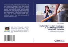 Copertina di State Intervention Strategies in the Management of Domestic Violence