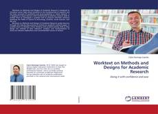 Copertina di Worktext on Methods and Designs for Academic Research