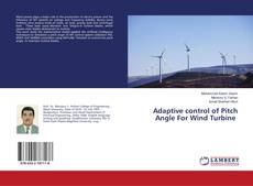 Buchcover von Adaptive control of Pitch Angle For Wind Turbine