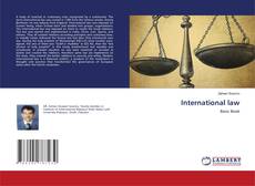 Bookcover of International law