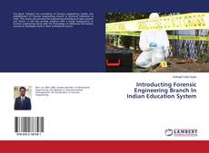 Buchcover von Introducting Forensic Engineering Branch In Indian Education System