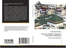 Portada del libro de Issues in English Language Education in Morocco