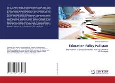Copertina di Education Policy Pakistan