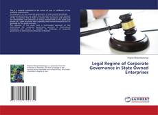 Copertina di Legal Regime of Corporate Governance in State Owned Enterprises