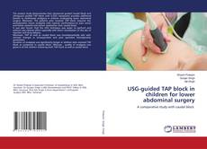 Copertina di USG-guided TAP block in children for lower abdominal surgery