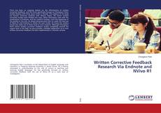 Copertina di Written Corrective Feedback Research Via Endnote and NVivo R1