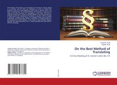 Copertina di On the Best Method of Translating