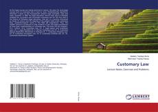 Copertina di Customary Law