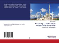 Copertina di Observing Socio-Domestic Ethics under Islamic Law