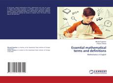 Portada del libro de Essential mathematical terms and definitions