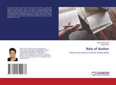 Copertina di Role of Author