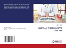 Copertina di RECENT ADVANCES IN IMPLANT DENTISTRY