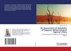 Copertina di An Assessment of Reliability of Nigerian Meteorological Agency’s Data