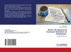 Copertina di Work Life Balance & Turnover Intention of Employees
